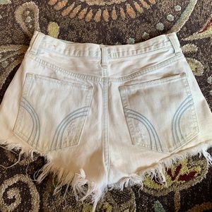 Ligh wash hollister short shorts